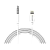 Кабель AUX MORE CHOICE UK28i Jack 3.5mm (m)-Lightning (m) 1.0м ПВХ белый