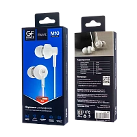 Наушники внутриканальные GFPower M10 с микр. белый