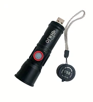 Фонарь универсальный Без бренда H-779-P50 COB от аккумулятора 3 режима черный