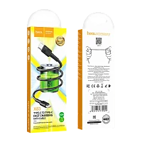 Кабель HOCO X83 Type-C (m)-Type-C (m) 1м 3.0A 60W ПВХ черный (1/33/330)