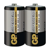 Батарейка GP Supercell R20 D Shrink 2 Heavy Duty 1.5V (2/20/200) R