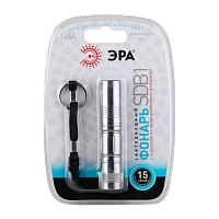 Фонарь универсальный ЭРА SDB1 0.5W 1LED от батареек серебряный (1/24/144)