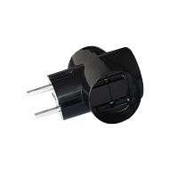 Разветвитель Прогресс 3р.Б/З черный (1/20/240)