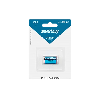 Батарейка Smartbuy CR2 BL1 Lithium 3V (1/12/144)