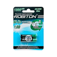 Аккумулятор ROBITON 1000NZAAA-2 Ni-Zn AAA 1000мВтч,  550мАч BL2 NZ1000AAA