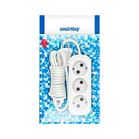 Удлинитель Smartbuy 3р.Б/З 10A 10.0м ПВС (1/30)