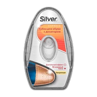 Губка для обуви Silver с ДОЗАТОРОМ силикон БЕСЦВЕТНАЯ PS 3007-03