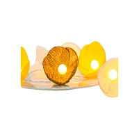 Гирлянда Космос Цветы 10LED 1,35+0,3м красная гамма белый теплый (1/12)