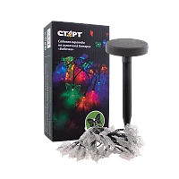 Фонарь садовый Старт Бабочки 1W 35LED от солнечной батареи IP44 черный (1/24)