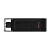 Флеш-накопитель Kingston DataTraveler 70 64GB USB3.0 пластик черный