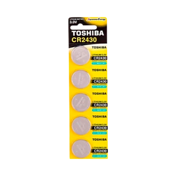 Батарейка Toshiba CR2430 BL5 Lithium 3V (5/100/12000)