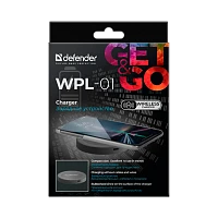 Беспроводное З/У Defender WPL-01 1.0A 5W черный (1/96)
