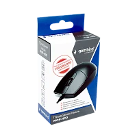 Мышь проводная Gembird MOP-420 классическая USB черный (1/100)
