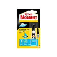 Супер-клей Момент ГЕЛЬ 3г универсальный BL1 шоу-бокс (1/10/120)