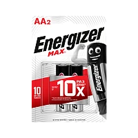 Батарейка Energizer MAX LR6 AA BL2 Alkaline 1.5V (2/24)