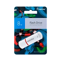 Флеш-накопитель Smartbuy Crown Snake Edition 8GB USB2.0 пластик белый