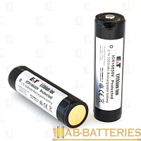 Аккумулятор ET ICR18650V  Protected 18.0*65.0, 3500mAh, Li-Ion, в пластиковом боксе на 2шт (2/400)
