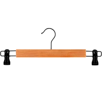 Вешалка-плечики Рыжий кот для брюк с клипсами коричневый (1/120)