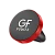 Держатель автомобильный GFPower CH-01 в воздуховод магнит красный (1/300)