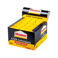 Клей-карандаш Момент BOX25 20г шоу-бокс (25/200)