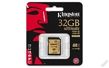 Карта памяти SD Kingston 32GB Class10 UHS-I (U1) 90 МБ/сек