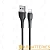 Кабель HOCO X49 USB (m)-Lightning (m) 1.0м 2.4A силикон черный (1/31/310)