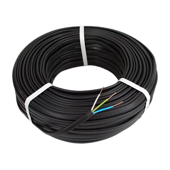 Кабель электрический МарПосад ВВГ Пнг 3 х 1.5 кв.мм черный НЕ ГОСТ  бухта 100м (цена за 1м.)