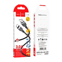 Кабель HOCO X109 USB (m)-Type-C (m) 2м 3.0A силикон черный (1/31/310)