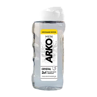 Гель для душа мужской Arko Crystal 2в1 260мл (1/12)