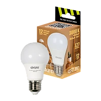 Лампа светодиодная Фаzа A60 E27 12W 3000К 220-240V груша (1/10/100)