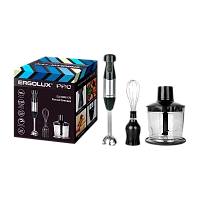 Блендерный набор Ergolux ELX-BS02-C72 700W 2 скорости (блендер, миксер, чоппер) черный (1/8)