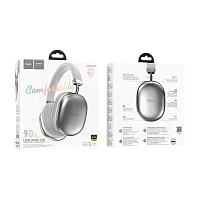 Наушники полноразмерные HOCO W35 Max bluetooth 5.3 с микр. серебряный (1/40)
