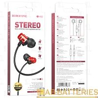 Наушники внутриканальные Borofone BM62 с микр. красный (1/420)