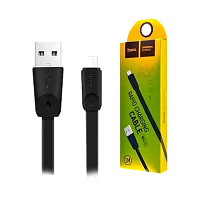 Кабель HOCO X9 USB (m)-Lightning (m) 1м 2.4A силикон черный (1/30/300)