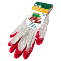 Перчатки Park EL-S001 L хлопок+латекс 1 пара (1/12/120)