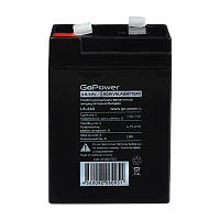 Аккумулятор свинцово-кислотный GoPower LA-660 6V 6Ah T1/ F1 в коробке (1/20)