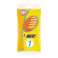 Бритва одноразовая BIC "БИК 1 Sensitive" 1 лезвие 10шт. (1/20)