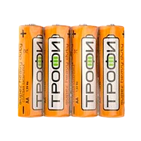 Батарейка Трофи Super R6 AA Shrink 4 Heavy Duty 1.5V (4/60/1200/28800)