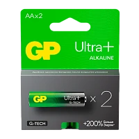 Батарейка GP ULTRA PLUS G-tech LR6 AA BL2 Alkaline 1.5V (2/20/160)