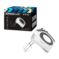 Миксер универсальный Ergolux ELX-EM02-C31 320W 5 скоростей белый серый (1/12)