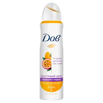 Дезодорант женский Dove Маракуйя - Персик спрей 150мл (1/6)