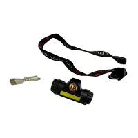 Фонарь налобный Без бренда MR-22-352/5501(101) 20W COB от батареек power bank черный