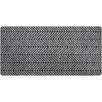 Коврик придверный Рыжий кот DM10 67х140см серый (1/10)