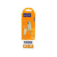 Кабель HOCO X24 USB (m)-microUSB (m) 1м 2.4A TPE белый (1/31/310)