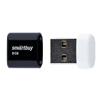 Флеш-накопитель Smartbuy Lara 8GB USB2.0 пластик черный
