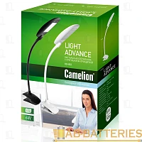 Светильник настольный Camelion KD-832 13W 230V IP20 прищепка сенс. черный (1/12)