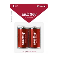 Батарейка Smartbuy LR14 C BL2 Alkaline 1.5V (2/12/192)