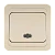 Выключатель Makel Light Mimoza 1-клав.10A пластик кремовый 25021 (1/12)