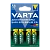 Аккумулятор предзаряженный RTU Varta HR6 AA BL4 NI-MH 2100mAh (4/40/400)