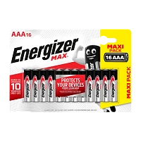 Батарейка Energizer MAX LR03 AAA BL16 Alkaline 1.5V (16/96)
